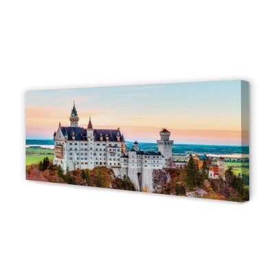 Pintura em tela Castelo da Alemanha Outono Munique