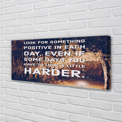 Pintura em tela Inscrição na caverna