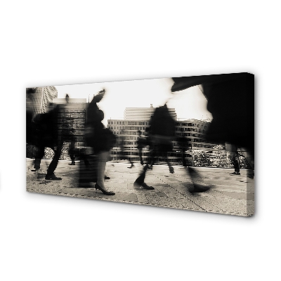 Quadro em tela Pessoas da cidade