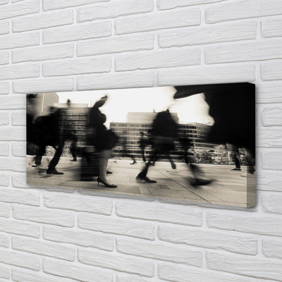 Quadro em tela Pessoas da cidade