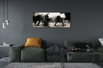 Quadro em tela Pessoas da cidade