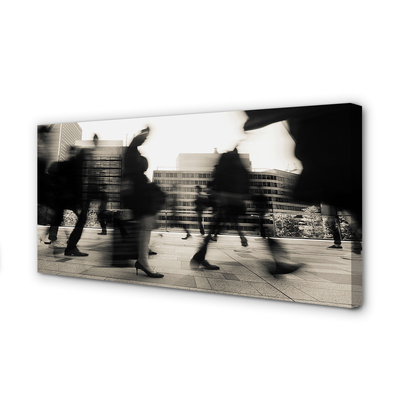 Quadro em tela Pessoas da cidade