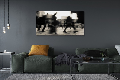 Quadro em tela Pessoas da cidade