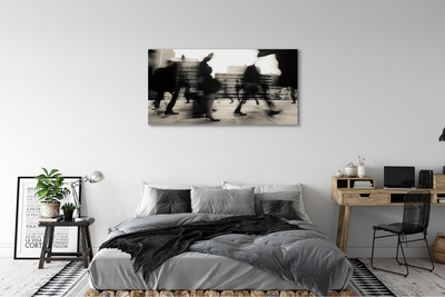 Quadro em tela Pessoas da cidade