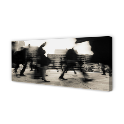 Quadro em tela Pessoas da cidade