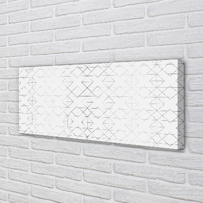 Quadro em tela Contornos de polígonos