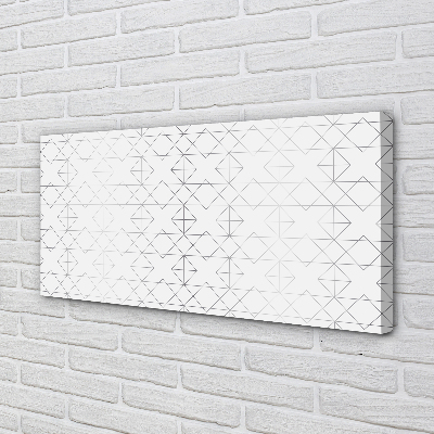 Quadro em tela Contornos de polígonos