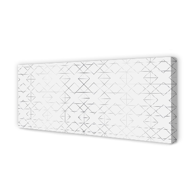 Quadro em tela Contornos de polígonos