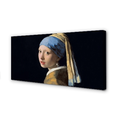 Pintura em tela Moça com Brinco de Pérola - Johannes Vermeer