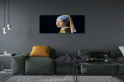 Pintura em tela Moça com Brinco de Pérola - Johannes Vermeer