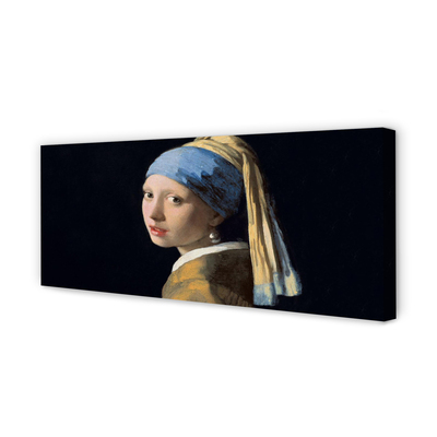 Pintura em tela Moça com Brinco de Pérola - Johannes Vermeer