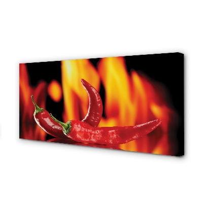 Quadro em tela Pimentas picantes
