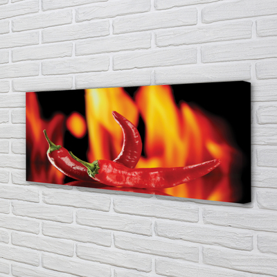 Quadro em tela Pimentas picantes