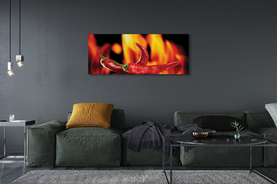 Quadro em tela Pimentas picantes