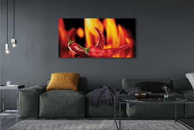 Quadro em tela Pimentas picantes