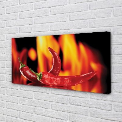 Quadro em tela Pimentas picantes
