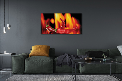 Quadro em tela Pimentas picantes