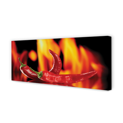 Quadro em tela Pimentas picantes