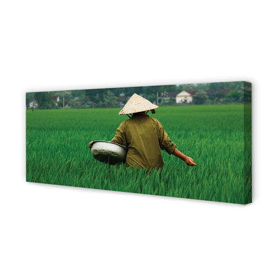 Pintura em tela Homem da Grama