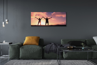 Quadro em tela Pessoas do Ocidente