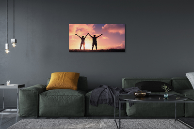 Quadro em tela Pessoas do Ocidente