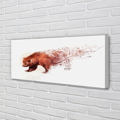 Pintura em tela Urso