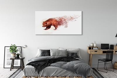 Pintura em tela Urso
