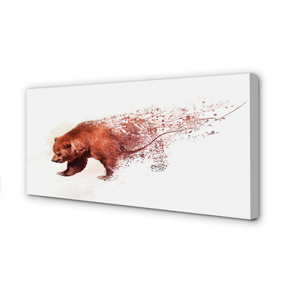 Pintura em tela Urso