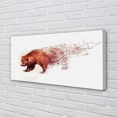 Pintura em tela Urso