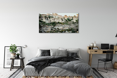 Quadro em tela Espanha Montanhas árvores cidade