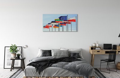 Pintura em tela Muitas bandeiras