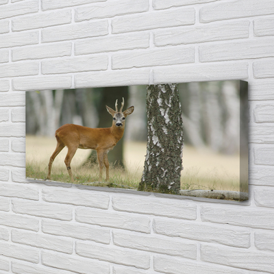 Pintura em tela Floresta de veados