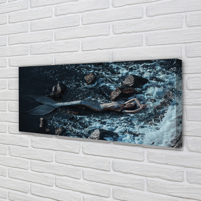 Quadro em tela Mar da Sereia