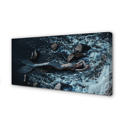 Quadro em tela Mar da Sereia