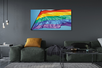 Quadro em tela Bandeira colorida