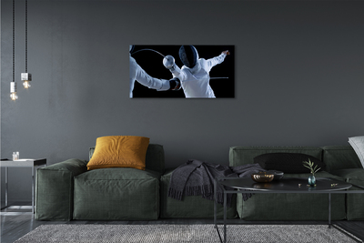 Pintura em tela Pessoas com roupas brancas