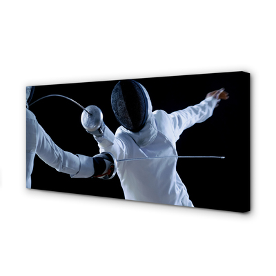 Pintura em tela Pessoas com roupas brancas