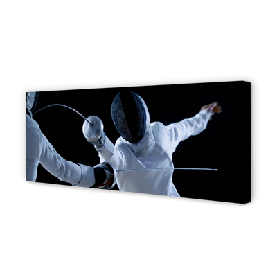 Pintura em tela Pessoas com roupas brancas