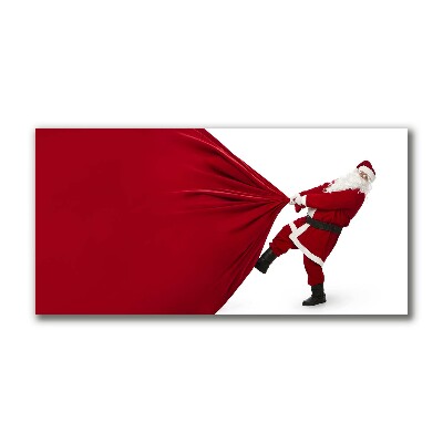 Quadro em tela Presentes de Natal do Papai Noel