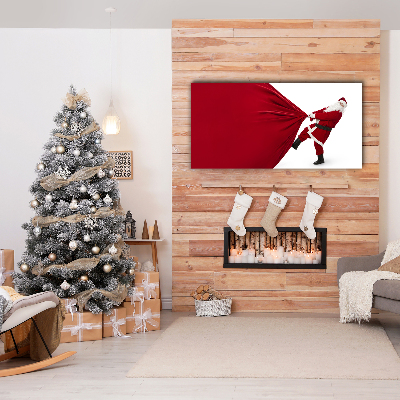 Quadro em tela Presentes de Natal do Papai Noel