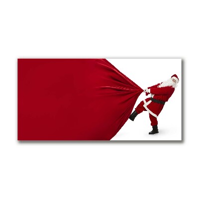 Quadro em tela Presentes de Natal do Papai Noel