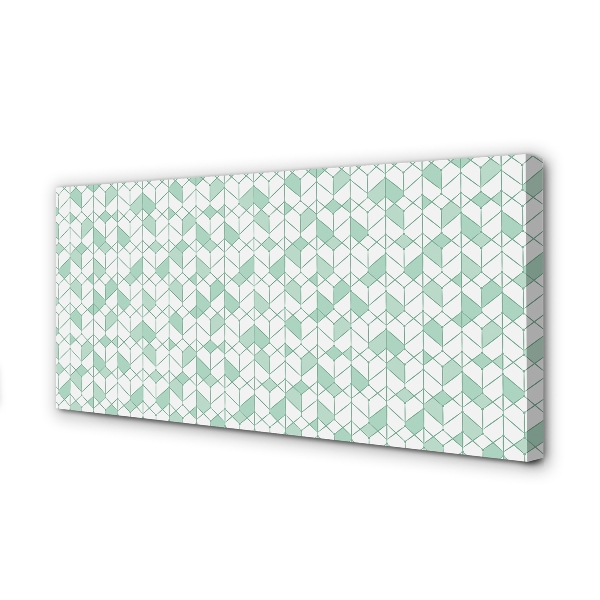 Pintura em tela cubos 3D