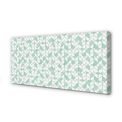 Pintura em tela cubos 3D