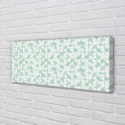 Pintura em tela cubos 3D