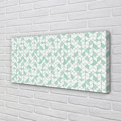 Pintura em tela cubos 3D