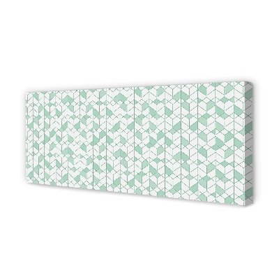 Pintura em tela cubos 3D