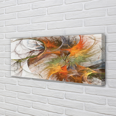 Quadro em tela Fractais geométricos coloridos