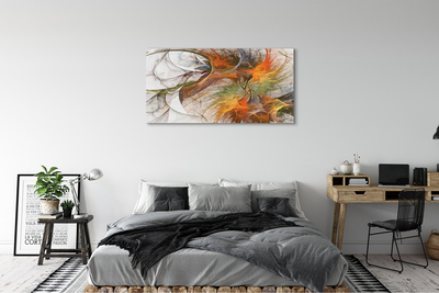 Quadro em tela Fractais geométricos coloridos