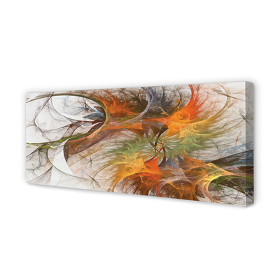 Quadro em tela Fractais geométricos coloridos