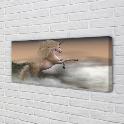 Quadro em tela Unicórnio da Nuvem